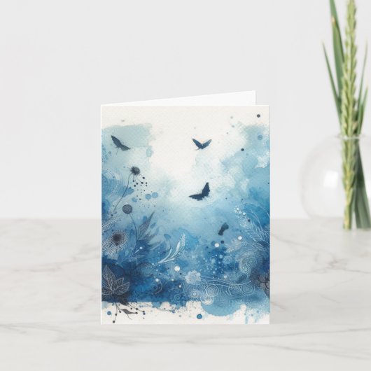 Éphémère aquarelle Vintage vierge (Devant)