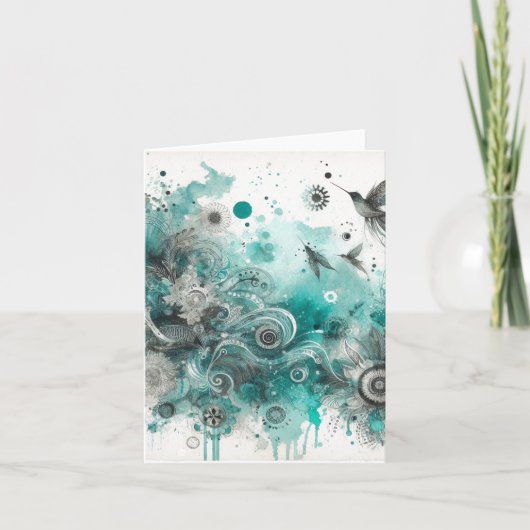 Éphémère aquarelle Vintage vierge (Devant)
