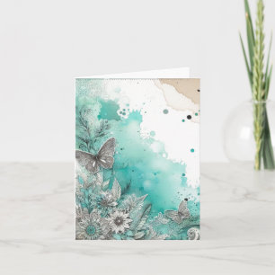 Éphémère aquarelle Vintage vierge