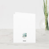 Éphémère aquarelle Vintage vierge (Dos)