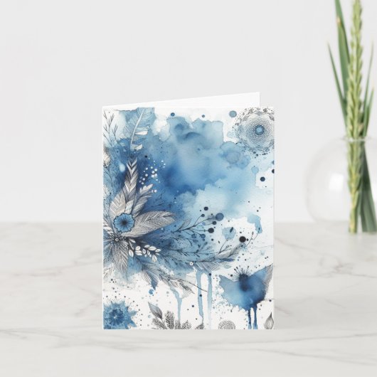 Éphémère aquarelle Vintage Vierge (Devant)