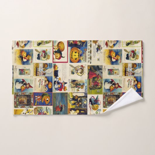 Ephémère d'Halloween vintage (Serviette à main)