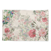 Éphémères français roses et taie d'oreiller de (Dos)