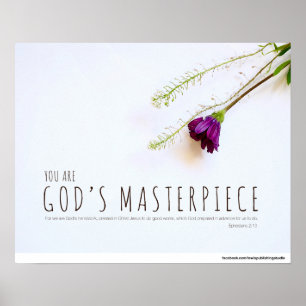 Ephesianen 2:10 - Jullie zijn Gods meesterwerk Poster