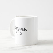 Ephesianen 2:10 koffiemok (Voorkant links)