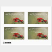 Ephesianen 2:10 rechthoekige sticker (Vel)