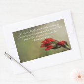 Ephesianen 2:10 rechthoekige sticker (Envelop)