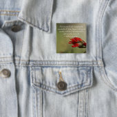 Ephesianen 2:10 vierkante button 5,1 cm (In situ)