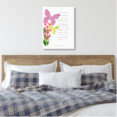 Ephesianen 3:17-18 canvas afdruk (Insitu (Slaapkamer))