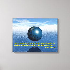 Ephesianen 4:32 canvas afdruk