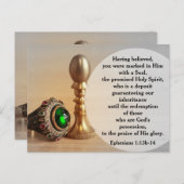 Ephesians 1:13b-14 Marked with a Seal Postcard Briefkaart (Voorkant / Achterkant)