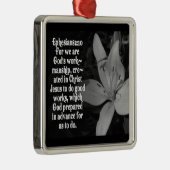 Ephesians 2:10 CHRISTMAS BIBLE SCRIPTURE ORNAMENT (Rechts)