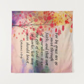 Ephesians 2:8-9 wandkleed (Voorkant (horizontaal))