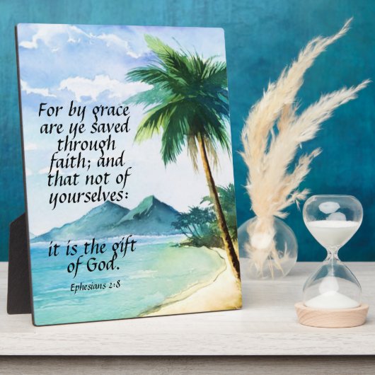 Ephesians 2:8 fotoplaat (Zijkant)