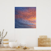 Ephesians 3 Poster (Keuken)