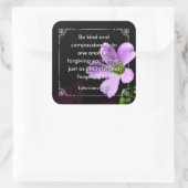 Ephesians 4:32 vierkante sticker (Tas)