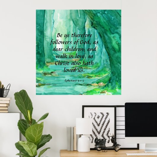 Ephesians 5:1-2 poster (Thuiskantoor)