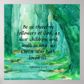 Ephesians 5:1-2 poster (Voorkant)