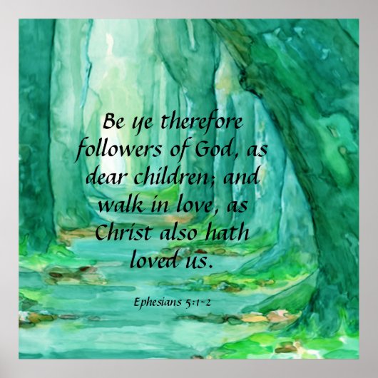 Ephesians 5:1-2 poster (Voorkant)
