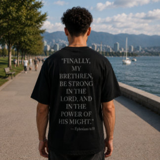 Ephesians 6:10 T-Shirt | Be Strong In The Lord