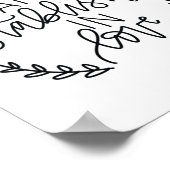 Ephésien 3:17 - Etabli dans l'amour - Poster (Coin)