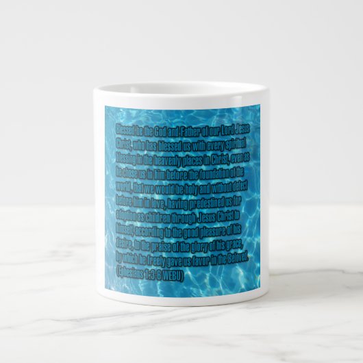 Éphésiens 1:3-6 WEBU Mug (Devant)