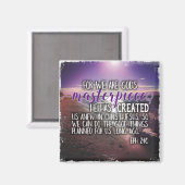 Éphésiens 2:10 Instgram Photo Magnet (Recto/Verso)