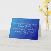 Ephésiens 2:8 Carte de voeux des détenus (Fleur jaune)