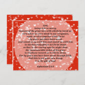 Éphésiens 2 Sauvé par la Grâce Carte Postale (Devant / Derrière)