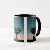 Ephésiens 3:20 KJV Bible Verse Pic Mug à deux tons (Devant droit)