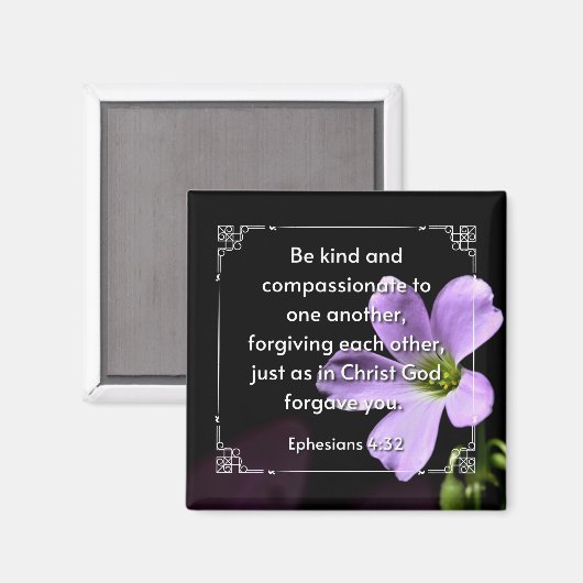 Éphésiens 4:32 aimant (Recto/Verso)