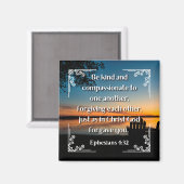 Éphésiens 4:32 aimant (Recto/Verso)