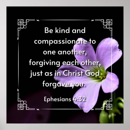 Ephésiens 4:32 poster (Devant)
