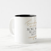 Ephésiens Gold et Noir Inspiration café Mug (Devant gauche)