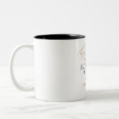 Ephésiens Gold et Noir Inspiration café Mug (Gauche)