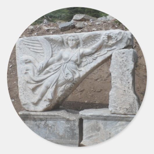 Ephesus, Turkije Ronde Sticker (Voorkant)