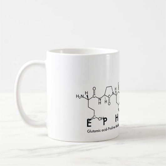 Ephraim peptide nom mug (Gauche)