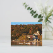 Ephraim, Wisconsin bij Sunset Briefkaart (Staand voorkant)