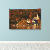 Ephraim, Wisconsin bij Sunset Canvas Gallery Wrap Afdruk (Insitu (Houten vloer))