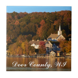 Ephraim, Wisconsin bij Sunset Tegeltje