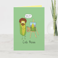 Épi Ross - carte de voeux bébête de calembour