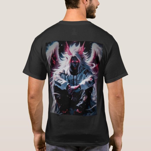 "Epic Anime Art: Signature Print T-shirt" T-shirt (Achterkant)