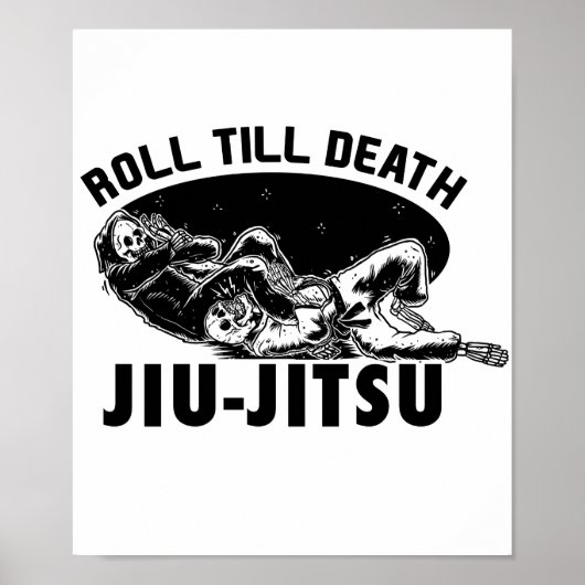 Epic Bjj Grim Reaper Jiu-jitsu Armbar poster (Devant)