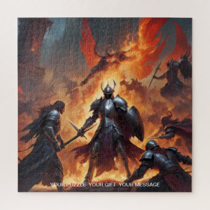 Epic Black Knight Art Puzzel Collectie