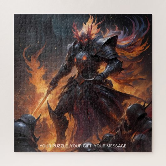 Epic Black Knight Art Puzzel Collectie Legpuzzel (Verticaal)
