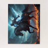 Epic Black Knight & Stallion Art Puzzel Collectie (Verticaal)