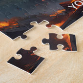 Epic Black Knight & Stallion Art Puzzel Collectie (Zijkant)
