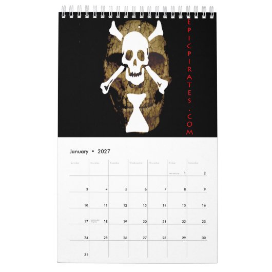 EPIC CALENDAR 09" KALENDER (Jan 2027)