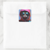 Epic Cat met zonnebril Sticker (Tas)
