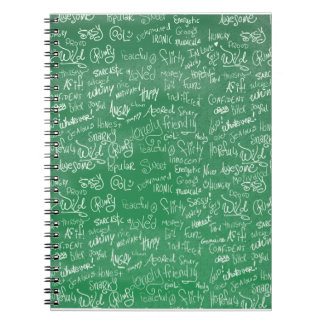 Epic Chalkboard Moods Funny School Gezegden Notitieboek